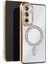 Samsung Galaxy S25 Edge Joke Simli Magneticsafe Kılıf - Gold Mrayd 1