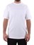 2323 Beyaz Günlük Pamuklu Baskılı Bisiklet Yaka Erkek Tişört 2