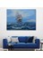 Dalgalı Okyanustaki Büyük Yelkenli Duvar TABLOSU-1215 2