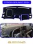 Cıtroen Berlingo 2018+TORPİDO Koruma Halısı Mavi Kenar 1