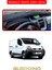 Renault Trafıc (2001-2014)TORPİDO Koruma Halısı Kırmızı Kenar 1