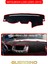 Mıtsubıshı L200 2005-2015TORPİDO Koruma Halısı Kırmızı Kenar 1