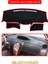 Toyota Yaris (2005-2013)TORPİDO Koruma Halısı Kırmızı Kenar 1