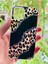 iPhone 12 Mini Kılıf Leopar Desenli Baskılı Silikon 1