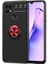 Oppo A15S Kılıf Hzrv Ravel Silikon Kapak-Siyah-Kırmızı 1
