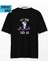 Let It Go Mode On – Sessiz Mesajlar Oversize Unisex T-Shirt Siyah 1