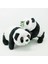 Ithal Kumaş Sevimli Gerçek Görünümlü Panda Peluş Oyuncak Uyku & Oyun Arkadaşı 18 Cm. 3