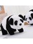 Ithal Kumaş Sevimli Gerçek Görünümlü Panda Peluş Oyuncak Uyku & Oyun Arkadaşı 18 Cm. 5