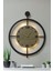 LED Işıklı 50X40 cm Oval Duvar Saati, Şık ve Modern Dekorasyon Için Ideal 1