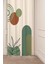 Yaprak Bohem Minimalist Pastel Bej Krem Desenli Özel Tasarım Dijital Baskılı (Tek Kanat) Fon Perde 1