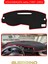 Volkswagen Jetta (1997-2003) Torpido Koruma Halısı Kırmızı Kenar 1