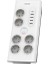 Phılıps 6-Lı SPN7060WA/62 900 Joules Akım Koruma Prizi Beyaz 4-Usb/1-Typec 1