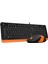 A4 Tech F1010 Q USB Turuncu mm Klavye+Optik Mouse 2