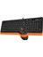 A4 Tech F1010 Q USB Turuncu mm Klavye+Optik Mouse 3