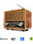 Nostaljik Trend Radyo,güneş Panelli Eskitme Radyo(Bluetooth Özellikli) 2