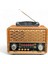 Nostaljik Trend Radyo,güneş Panelli Eskitme Radyo(Bluetooth Özellikli) 3