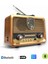 Güneş Panelli Nostaljik Radyo,bluetooth Özellikli Nostalji Radyo 3