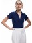Yeni Sezon Pamuklu Slim Fit Çizgili Kısa Kollu Polo Yaka Tişört 1
