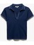 Yeni Sezon Pamuklu Slim Fit Çizgili Kısa Kollu Polo Yaka Tişört 3