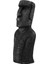 Moai Siyah/gümüş Dekoratif Biblo Heykel 2