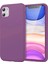 iPhone 11 Kılıf First Silikon - Mürdüm 1