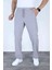 Baggy Keten Pantolon Jogger Gri 1
