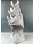 Büyük At Başı Dekoratif Biblo Heykel 53 cm x 40 cm 4