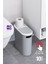 Tr Click 10 Lt Çöp Kovası Gri, Mutfak, Banyo, Tuvalet Çöp Kutusu Plastik Banyo 10 L 14 x 30 Gri 1