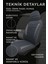 Mercedes E Serisi (W212/W213) 2009–2023 Natura Serisi Raşel Füme Koltuk Kılıfı 2