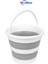 12,8 Lt Katlanır Silikon Su Kovası Banyo Temizlik Kovası 4