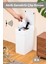 Hareket Sensörlü Sessiz Kapatma Çöp Kutusu Banyo Mutfak Çöp Kovası Kapaklı Banyo Çöp Kovası 9 Lt. 3
