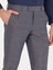Erkek Lacivert Slim Fit Keten Karışımlı Pantolon 50265200-VR033 6