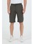 Erkek Slim Fit Keten Chino Şort 1