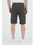 Erkek Slim Fit Keten Chino Şort 3