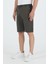 Erkek Slim Fit Keten Chino Şort 4
