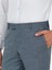 Erkek Açık Lacivert Slim Fit Yün Karışımlı Kumaş Pantolon 50255280-VR059 6