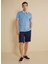 Polo Yaka Koyu Mavi Erkek T-Shirt BBSS25MTS003 1