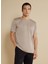 Bisiklet Yaka Vizon Erkek T-Shirt BBSS25MTS017 1