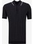 Polo Yaka Basic Jakarlı Siyah Erkek Kazak F4SM-KZK 0713 1
