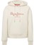 Kapüşon Yaka Baskılı Ekru Kadın Sweatshırt PL581459 1