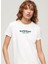 Yuvarlak Yaka Baskılı Ekru Kadın T-Shirt W1011374A 1
