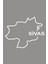Sivas Haritası Araç Oto Araba Için Sticker Yapıştırma 20CM Beyaz Renk 1