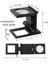 TH9005A Katlanabilir Metal Işıklı Büyüteç – 8x Zoom, LED Aydınlatmalı, Deri Kılıflı 2