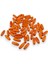 12 mm Arpa Koyu Turuncu (22X6 mm) Ahşap Boncuk 35 gr (70 Adet) 1