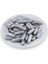 12 mm Arpa Gümüş (22X6 mm) Ahşap Boncuk 35 gr (70 Adet) 2