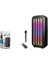Taşınabilir Büyük Boy Rgb Işıklı Bluetooth Mikrofonlu Hoparlör 3