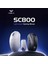 SC800 Lightweight PAW3395 Sensor 26000 Dpı 8000Hz Kablolu ve Kablosuz Gaming Oyuncu Mouse Siyah 3