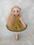 Sarı Saçlı Fıstık Yeşili Yaz Güzeli Bebek Amigurumi Organik Oyuncak 1