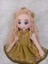 Sarı Saçlı Fıstık Yeşili Yaz Güzeli Bebek Amigurumi Organik Oyuncak 2