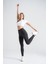 Kadın Toparlayıcı Tayt – Siyah Nervürlü Yüksek Bel Slim Fit, Dar Paça Sporcu Tayt 4